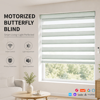 Persianas Enrollables Motorizadas Inteligentes Zigbee Matter, sin Taladro ni Herramientas, con Funcionamiento a Batería, Opacas, para Ventanas