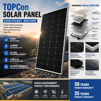 Panneau solaire monocristallin de qualité supérieure avec une efficacité de conversion élevée, une faible dégradation et des performances de production d'énergie stables