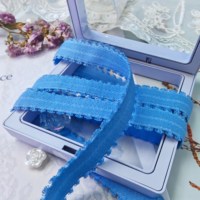 Ruban élastique doux ruban expansé en gros ruban élastique de 16mm avec sangle colorée Picot Edge pour soutiens-gorge ou vêtements