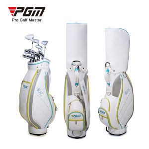 <span class=keywords><strong>Sac</strong></span> <span class=keywords><strong>de</strong></span> <span class=keywords><strong>golf</strong></span> léger en cuir PU pour femme PGM, fermeture éclair étanche, quincaillerie électroplaquée, séparateurs, logo personnalisé - Product Image 6