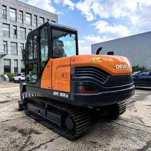 Excavadora Doosan DX80D de 7.65 Toneladas en Venta, Excavadora Hidráulica Usada con Bomba de Motor, Sistema de Cojinetes LS, Ahorro de Combustible, Bien Mantenida - Product Image 4