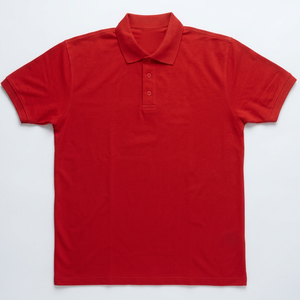 Camiseta Polo Personalizada con Bordado para Hombre |   Camiseta Roja Vibrante, Resistente y Transpirable |   Polo Casual de Manga Corta Liso al por Mayor - Product Image 1