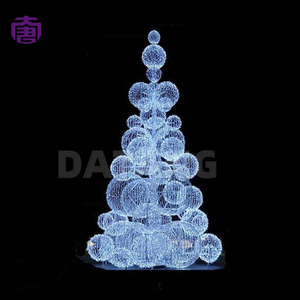 3D Christmas Tree Motif Light Outdoor Giant Metal Tree Sculpture LED IP65 Decoration - Product Image 6