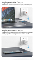 Câble de charge rapide pour iPhone 35W, chargeur double port, chargeur sans fil A+C UK