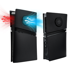 แผ่นปิดหน้าสำหรับ PS5 Pro Digital Edition แผ่นปิดหน้าจานด้านข้างสำหรับ PS5 Pro Digital Edition สีดำ - Product Image 2