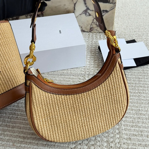 Sacs fourre-tout de luxe de marque pour femmes, style été, plage, sacs à bandoulière en paille, sacs hobo pour dames, fabricant de sacs personnalisés avec logo CE - Product Image 1