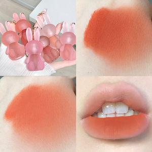 Gloss à lèvres léger effet mat waterproof, non collant, plusieurs couleurs, ingrédients minéraux, design mignon – Meilleures ventes - Product Image 4