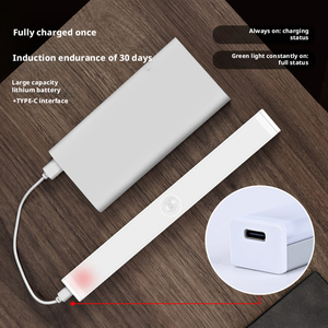 センサーLEDキャビネット下ライト充電式マグネティキッチンキャビネットクローゼットワードローブLEDモーションセンサーライト - Product Image 3