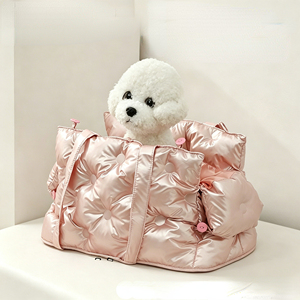 Classic Square Solid Soft Polyester Waterproof Eco-Friendly Pet Tote Sling Bag Cute Portable Outdoor Travel Carrier for <b>Cats</b> - Product Image 1