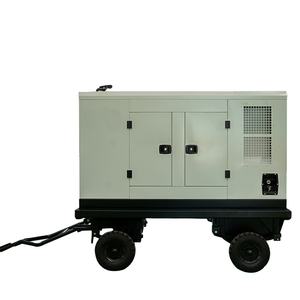16kw 20kva 静音型発電機 移動しやすいトレーラー搭載ディーゼル発電機（ホイール付き）インバーター発電機 販売中 - Product Image 4