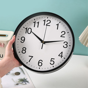 <span class=keywords><strong>Horloge</strong></span> <span class=keywords><strong>murale</strong></span> analogique à quartz silencieuse moderne de 10 pouces avec affichage à <span class=keywords><strong>aiguilles</strong></span>, motif nature morte LUMINOVA, couvercle en plastique, alimentée par piles, pour salon - Product Image 5