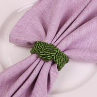 Handgemachte Seil Servietten ring Böhmisches Natur material Gewebter Servietten halter Ring für Tisch dekoration, Hochzeit, Bankett, Party