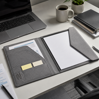 Porte-documents en tissu personnalisé, organiseur de documents, porte-bloc-notes, multi-poches, pour bureau, OEM, ODM, vente en gros, usine