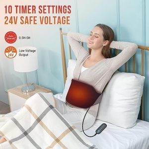 Cuscino Riscaldante per Cintura Confortevole con 3 Impostazioni <span class=keywords><strong>di</strong></span> Calore, Batteria da 4400mAh per Sollievo dal Dolore alla <span class=keywords><strong>Schiena</strong></span>, Crampi e Supporto Mestruale, Compressione Isolata - Product Image 4