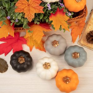 12 Calabazas Artificiales al por Mayor, Calabazas Vintage Realistas de Espuma para Decoración de Otoño/Halloween/Navidad - Product Image 1