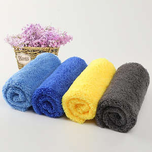 Serviette de nettoyage automobile en microfibre tricotée FUKUYUSEI, séchage rapide, 40x40cm, carrée, absorbante, pour usage domestique - Product Image 3