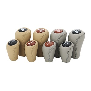 Toyota Prado Gear <b>Shift</b> <b>Knob</b> Leather Ergonomic Car Gear <b>Knob</b> Accessory - Product Image 1
