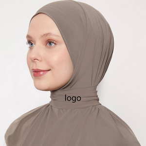 ผ้าคลุมศีรษะพรีเมียมแบบสำเร็จรูป ผ้าพันคอแบบนินจา พร้อมสายรัดและกระดุมผูกด้านหน้า ผ้าคลุมศีรษะแบบ Aslila - Product Image 6