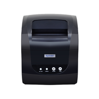 Impresora de Etiquetas Térmicas Xprinter 365B, Impresora de Recibos y Códigos de Barras, Compatible con 20-80mm, Impresión 2 en 1, Android, iOS, Windows, en Stock