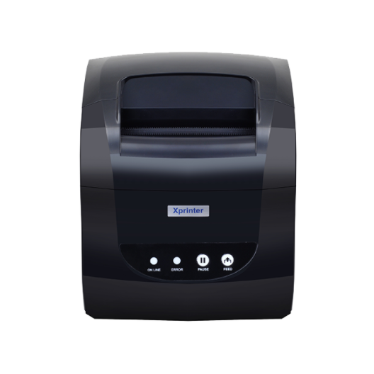 Xprinter 365B Thermal Label Printer Barcode Sticker Receipt Printer Support 20-80mm 2 1 Print Machine Android IOS Windows Stock