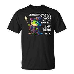 Camiseta Abracadabra Magic Frog para hombres y mujeres, ropa informal divertida unisex - Product Image 1