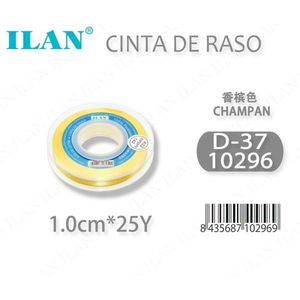 Nastro in Raso 1.0cm 25Y Colore Champagne D-37 - Product Image 1