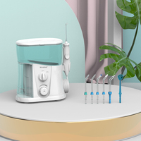 Nicefeel Water Flosser Professional pour les dents, les gencives, les accolades, les soins dentaires, l'alimentation électrique avec 10 réglages, 7 embouts pour plusieurs U