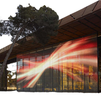 Pantalla LED Transparente Adhesiva FutureX HD P3.75, Tecnología COB, Ultraligera y Flexible para Museos y Galerías de Exposiciones
