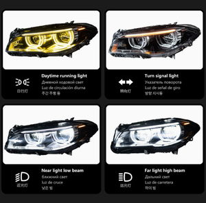 ไฟหน้า LED คุณภาพสูง ใหม่ 12V 6000K 36W 6000 ลูเมนส์ สำหรับติดตั้งเพิ่มเติมแบบ Plug & Play สำหรับ 5 F10 F18 ปี 2011-2017 รับประกัน 1 ปี - Product Image 3