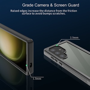 Pour <span class=keywords><strong>Samsung</strong></span> Galaxy S26 S24 S23 S22 S25 Ultra / + / Edge / <span class=keywords><strong>FE</strong></span> A55 Étui de protection intégral étanche pour la plongée sous-marine, la natation et les chocs - Product Image 6