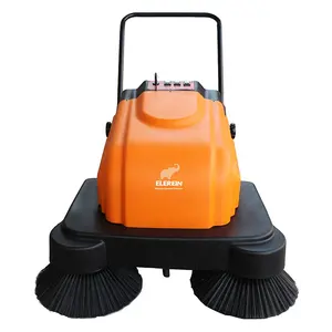 automatic spray water industrial electric dust garbage street road sweeping machine for workshop warehouse hospital school home