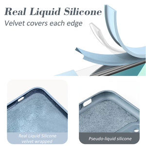 Slim Magsafing Protección a prueba de golpes Funda de silicona real Funda de silicona líquida para teléfono móvil para <span class=keywords><strong>iPhone</strong></span> 16 15 14 - Product Image 6