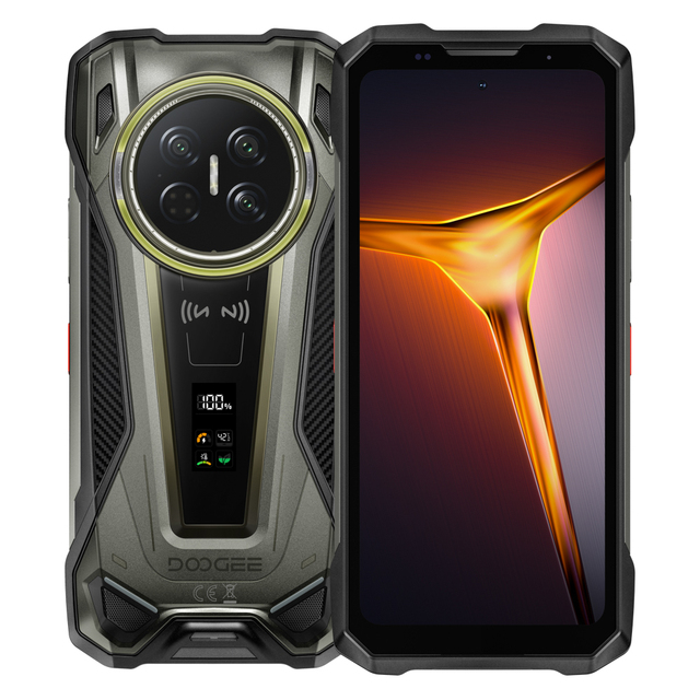 2026 NEW DOOGEE V Max 2 Rugged Phone 5G Dimensity 8300 Digital Display 16GB+512GB 22000mAh 6.78" FHD+ 200M+64MP Android 16 NFC