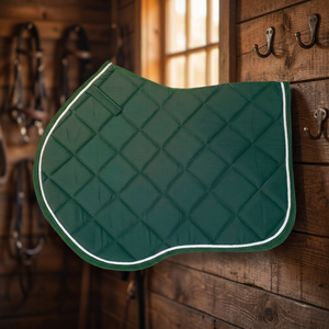 Sudadero Acolchado Verde con Forro Transpirable de Polialgodón para Salto y Equitación - Product Image 4