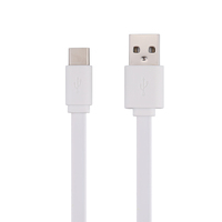 플랫 데이터 케이블 USB C 미니 Displayport 케이블 USB2.0 유형 C 데이터 케이블