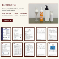 Bouteille en plastique PET vide avec pompe moussante, bouteille à pompe à mousse personnalisée avec logo pour nettoyant visage, mousse, emballage de soins de la peau, vente en gros