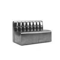 Meubles de salon modernes pour hôtel, restaurant, bar, discothèque, canapé, chaise de pub, table, comptoir, ensemble en forme de U ou de L, en cuir PU et métal