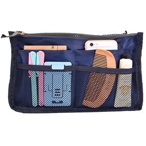 Multifunctional Toiletry Bag Canvas Rectangle Large Capacity Storage Bag For Bathroom Everyday Use Solid Color - Product Image 5