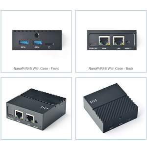 <span class=keywords><strong>NanoPi</strong></span> <span class=keywords><strong>R4S</strong></span> 1GB/4GB พอร์ตอีเธอร์เน็ตคู่แบบ Gbps รองรับระบบ OpenWrt LEDE ใช้ RK3399 สำหรับ V2Ray/SSR  ไมโครเราเตอร์ Linux ขนาด 66x66 มม. - Product Image 3