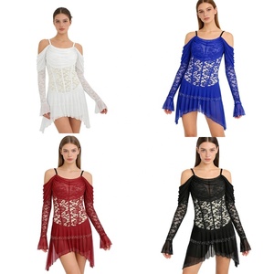 Vestidos de baile latino para mujer, body para tango, salsa, baile de salón, competiciones, trajes de danza moderna, mayoristas, traje de danza lírica - Product Image 1