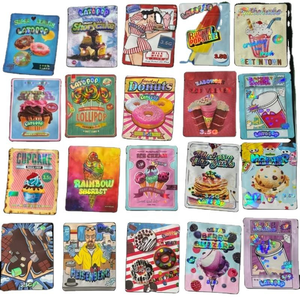 Offres Spéciales en Stock : Des Milliers de Sachets d'Emballage pour Bonbons Comestibles et Fleurs, Sachets Mylar Découpés à la Forme, Refermables (3.5g, 7g, 14g, 28g) avec Boîte d'Allumettes - Product Image 5