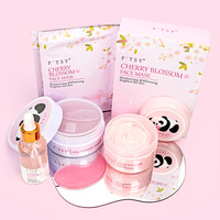 Ensemble de soins de la peau Sakura Original personnalisé rajeunissant éclaircissant blanchissant sérum masque anti-rides crème Kit de soins du visage des yeux et des lèvres