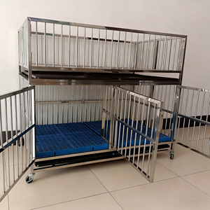 Equipo Veterinario, Jaula Modular <span class=keywords><strong>para</strong></span> Perros <span class=keywords><strong>de</strong></span> Acero Inoxidable con Diseño Moderno y Simple, Cierre <span class=keywords><strong>de</strong></span> Botón <span class=keywords><strong>para</strong></span> Mayor Comodidad y Seguridad <span class=keywords><strong>para</strong></span> Mascotas - Product Image 4