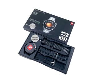 D25 Watch <span class=keywords><strong>4</strong></span> Pro Smartwatch Acero inoxidable Cuero Bandas de goma Forma IP67 Rastreador de actividad Calendario Carga inalámbrica - Product Image 2