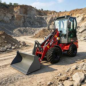 AOLITE Populaire Mini-chargeuse sur pneus frontale hydraulique diesel de 0,8 tonne pour usage agricole - Product Image 1