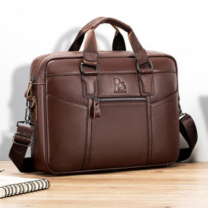 Maletín de Cuero Genuino para Hombre, para Portátil de 15 Pulgadas, Bolso de Negocios, Elegante y Duradero - Product Image 2