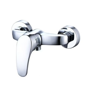 Hemans Single <b>Handle</b> Bathtub Faucet Ceramic Valve Core Wall Mounted Hot Cold Water Mixing Shower Faucet - Product Image 3