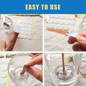 Tùy Chỉnh Nến Bấc Dán Chịu Nhiệt Vòng Tròn 15Mm 10Mm 20Mm DIY Bấc Dán Cuộn Cho Nến Trung Tâm Thiết Bị - Product Image 5