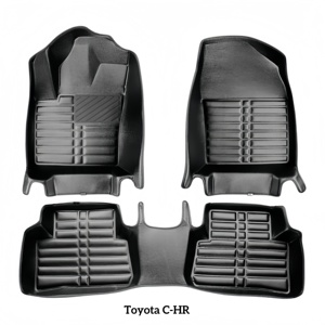 Alfombrillas de Coche de Cuero Impermeable de Alta Calidad 5D para Toyota RAV4 Camry Corolla Cross <span class=keywords><strong>Hyundai</strong></span> Tucson SantaFe Kona - Product Image 4