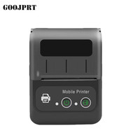 Untuk Printer POS Mini 58mm 2-inci untuk Ponsel, Printer Thermal USB Portabel, Stok Printer dengan Baterai 1500mAh, 203DPI, FCC CE